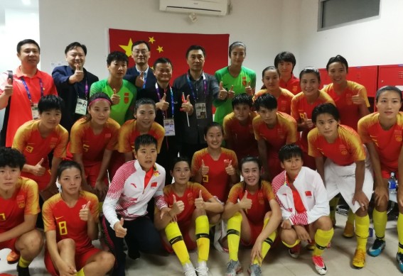 2018亚运会女足决赛上，马云鼓励中国女足