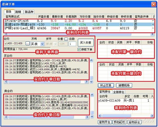 文华期货软件手机怎样看套利合约？